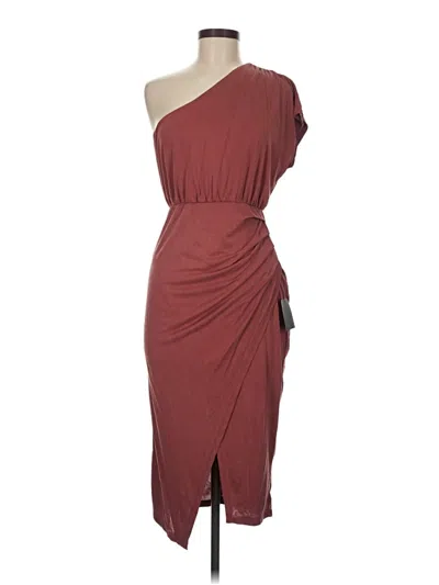 Pre-owned Lulus Cocktail Dress In Burgundy