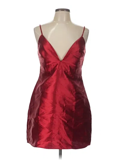 Pre-owned Lulus Cocktail Dress In Burgundy