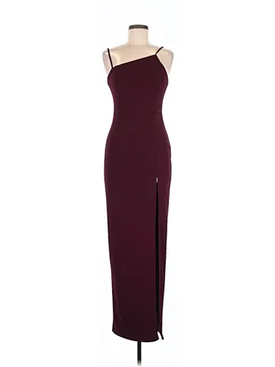 Pre-owned Lulus Cocktail Dress In Burgundy