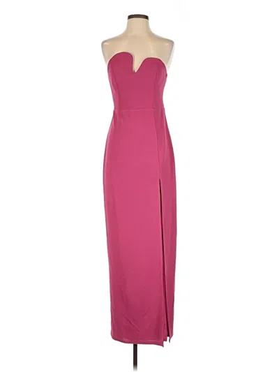Pre-owned Lulus Cocktail Dress In Burgundy