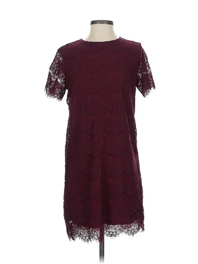 Pre-owned Lulus Cocktail Dress In Burgundy