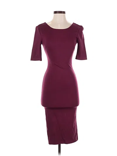 Pre-owned Lulus Cocktail Dress In Burgundy