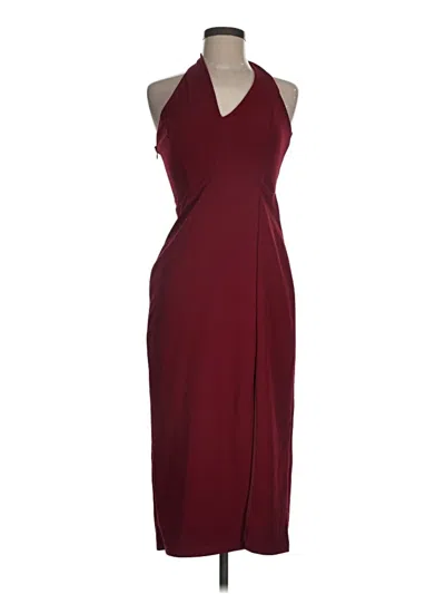 Pre-owned Lulus Cocktail Dress In Burgundy