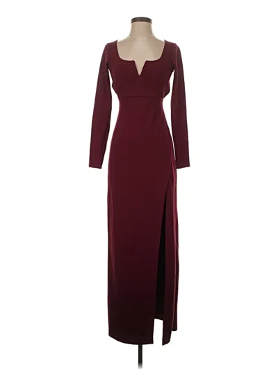 Pre-owned Lulus Cocktail Dress In Burgundy