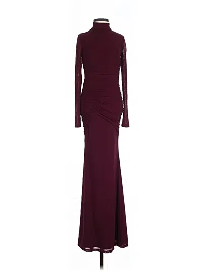Pre-owned Lulus Cocktail Dress In Burgundy