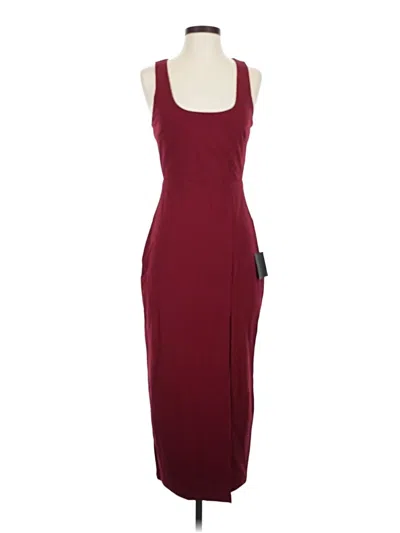Pre-owned Lulus Cocktail Dress In Burgundy