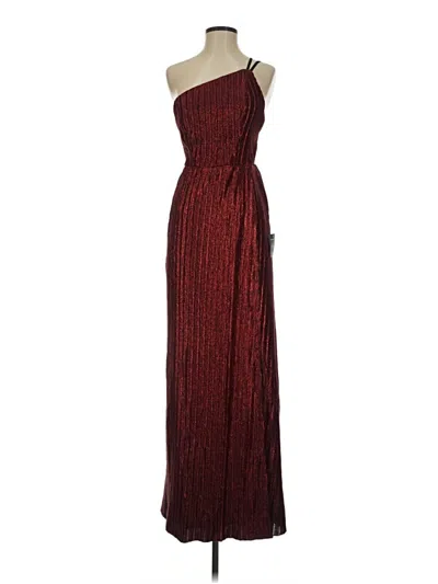 Pre-owned Lulus Cocktail Dress In Burgundy