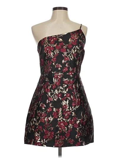 Pre-owned Lulus Cocktail Dress In Burgundy