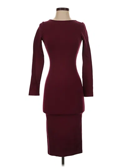 Pre-owned Lulus Cocktail Dress In Burgundy