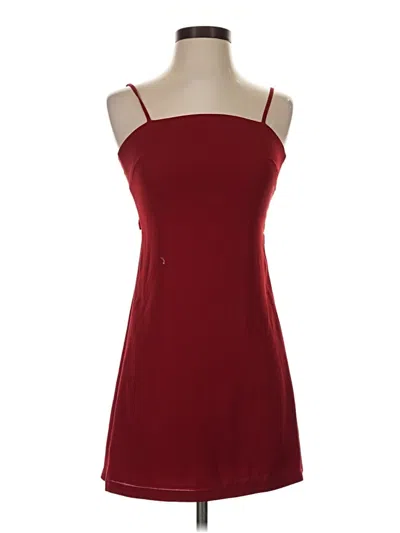 Pre-owned Lulus Cocktail Dress In Burgundy
