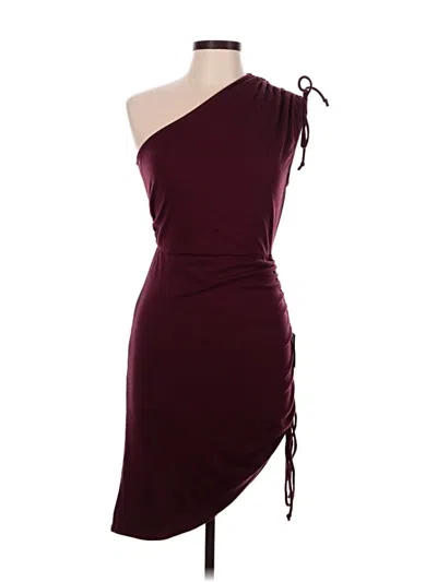 Lulus Cocktail Dress In Burgundy