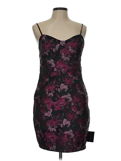 Pre-owned Lulus Cocktail Dress In Burgundy
