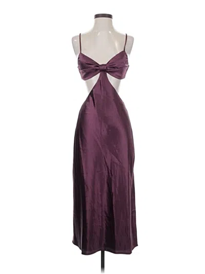Pre-owned Lulus Cocktail Dress In Burgundy