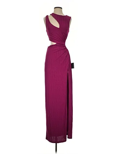 Pre-owned Lulus Cocktail Dress In Burgundy