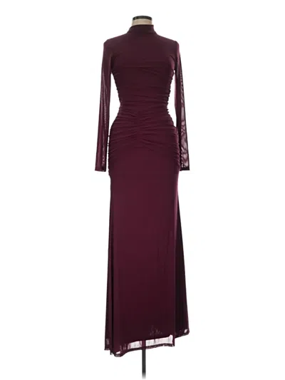 Pre-owned Lulus Cocktail Dress In Burgundy