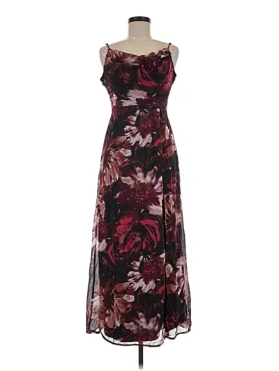 Pre-owned Lulus Cocktail Dress In Burgundy