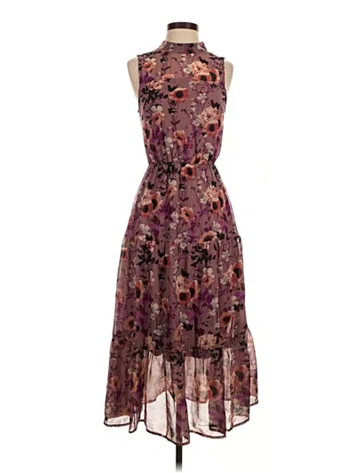 Pre-owned Lulus Cocktail Dress In Burgundy