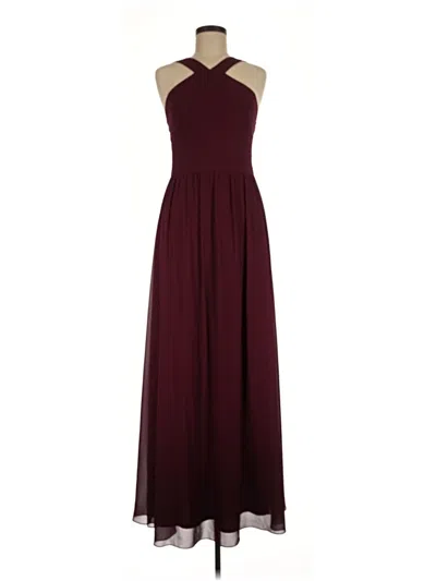 Pre-owned Lulus Cocktail Dress In Burgundy
