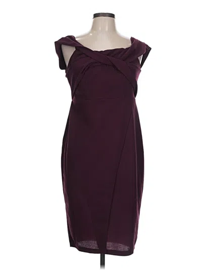 Pre-owned Lulus Cocktail Dress In Burgundy