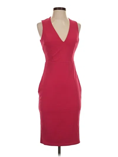 Pre-owned Lulus Cocktail Dress In Burgundy