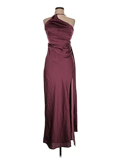 Pre-owned Lulus Cocktail Dress In Burgundy