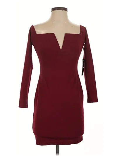 Lulus Cocktail Dress In Burgundy