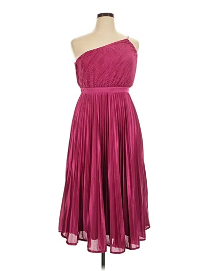 Pre-owned Lulus Cocktail Dress In Burgundy