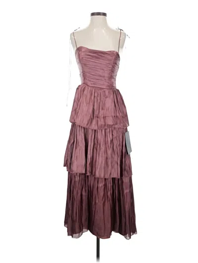 Pre-owned Lulus Cocktail Dress In Burgundy
