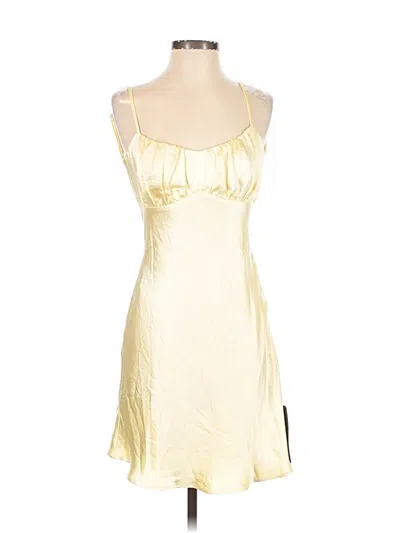 Pre-owned Lulus Cocktail Dress In Gold