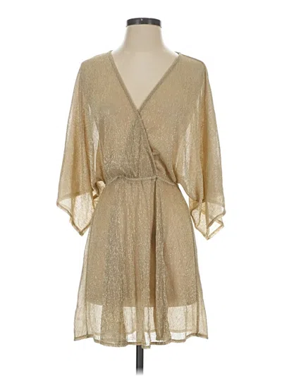 Pre-owned Lulus Cocktail Dress In Gold