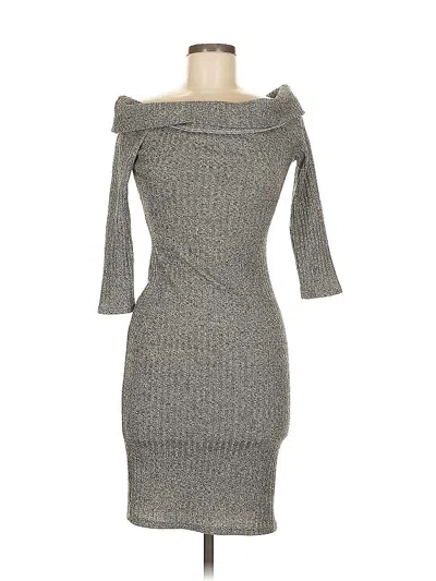 Pre-owned Lulus Cocktail Dress In Gray
