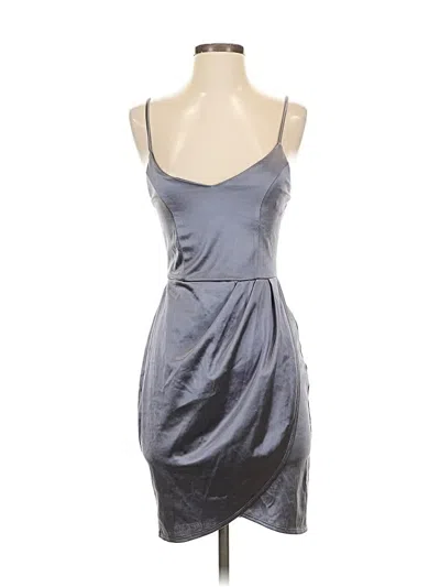Pre-owned Lulus Cocktail Dress In Gray