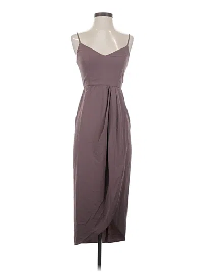 Pre-owned Lulus Cocktail Dress In Gray