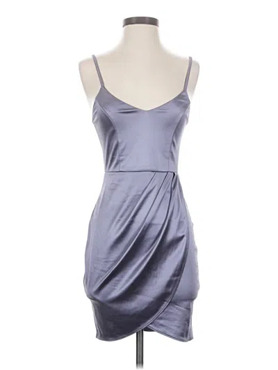Pre-owned Lulus Cocktail Dress In Gray