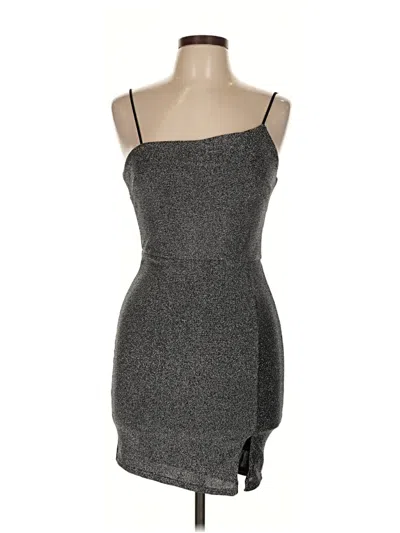 Pre-owned Lulus Cocktail Dress In Gray
