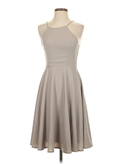 Pre-owned Lulus Cocktail Dress In Gray