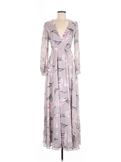Pre-owned Lulus Cocktail Dress In Gray