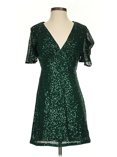 Pre-owned Lulus Cocktail Dress In Green