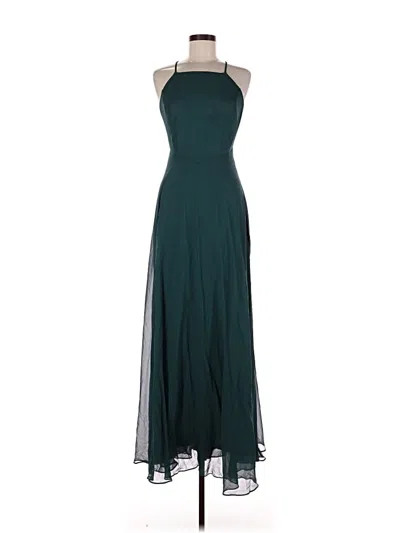 Pre-owned Lulus Cocktail Dress In Green