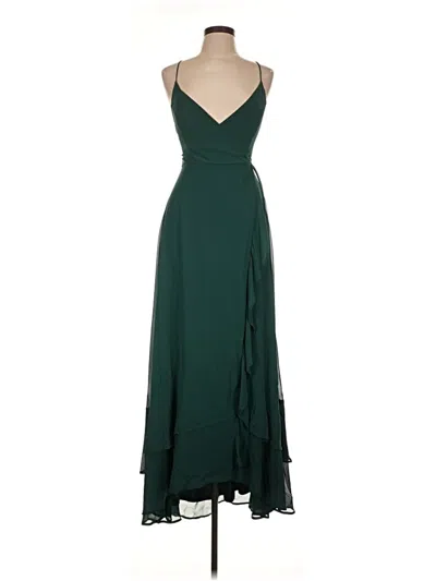 Pre-owned Lulus Cocktail Dress In Green