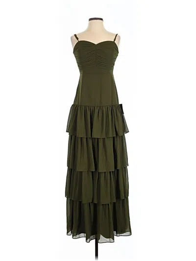 Pre-owned Lulus Cocktail Dress In Green