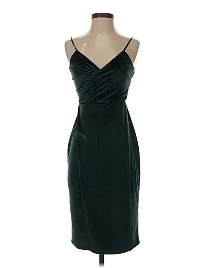 Pre-owned Lulus Cocktail Dress In Green