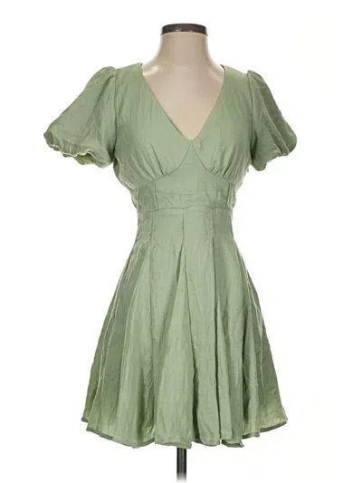 Pre-owned Lulus Cocktail Dress In Green