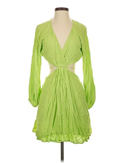 Pre-owned Lulus Cocktail Dress In Green