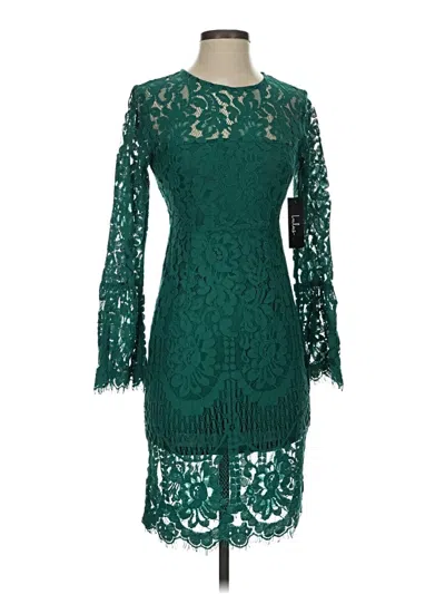 Pre-owned Lulus Cocktail Dress In Green
