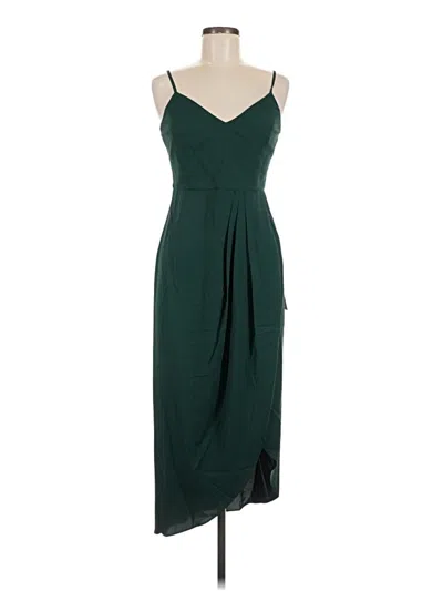 Pre-owned Lulus Cocktail Dress In Green