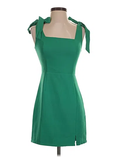 Pre-owned Lulus Cocktail Dress In Green
