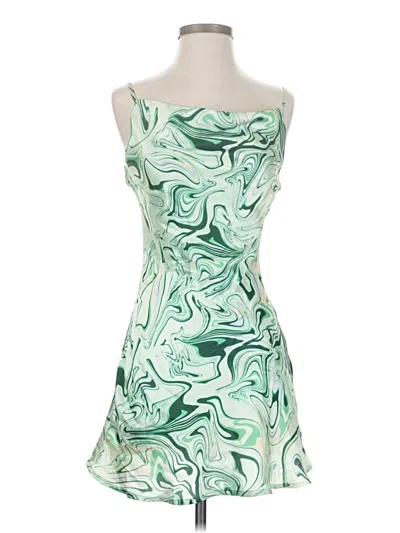 Pre-owned Lulus Cocktail Dress In Green