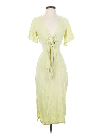 Pre-owned Lulus Cocktail Dress In Green