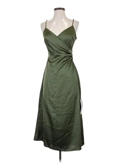 Pre-owned Lulus Cocktail Dress In Green